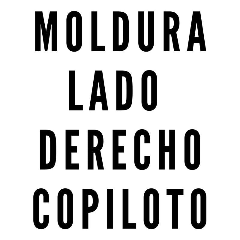 Moldura Derecho Tapabarro Renault Captur 2015 - 2018