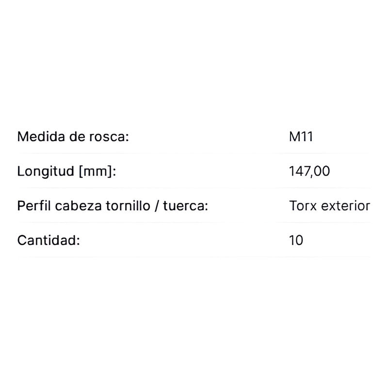 Juego Perno Culata Original Peugeot 301 - Partner / Citroen Berlingo Celysee 1.6hdi