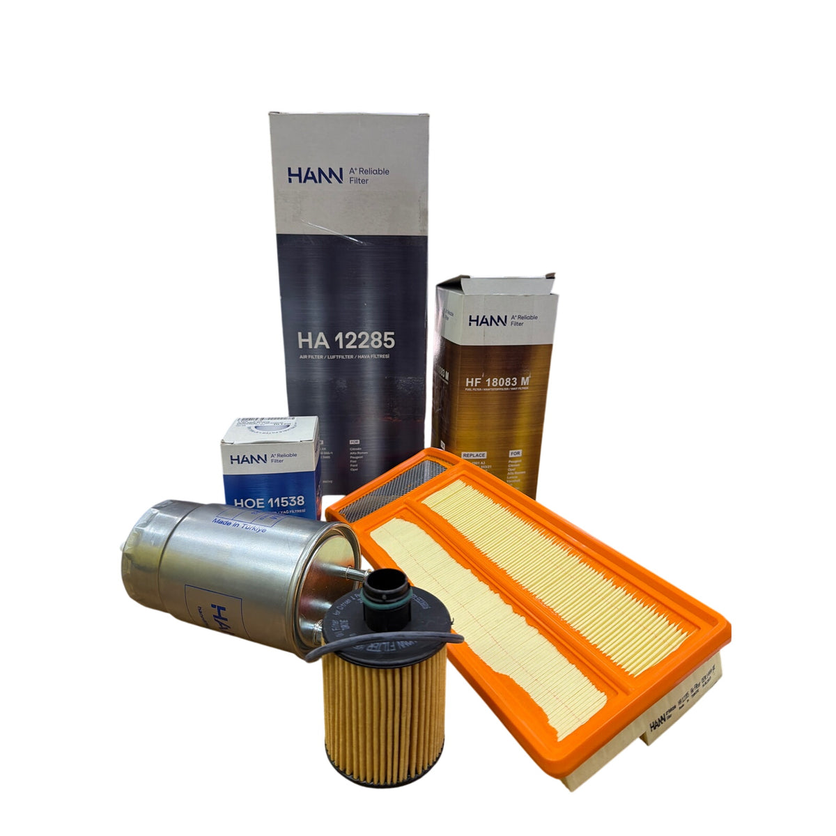 Kit Filtros 3UN 1.3MTJ F13 Aire/Petróleo/Aceite Hann
