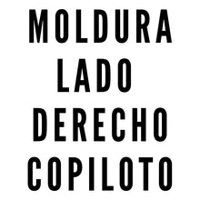 Moldura Derecho Tapabarro Renault Captur 2015 - 2018