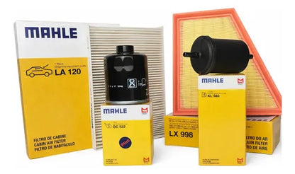 Kit de 4 Filtros Volkswagen Gol Saveiro Voyage 1.6 Mahle
