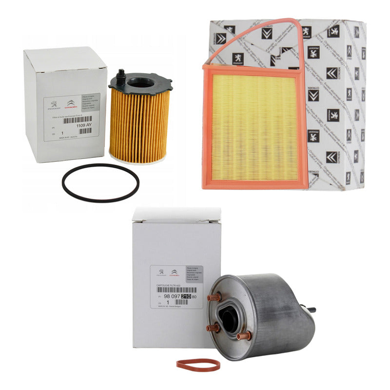 Kit Mantención Original Peugeot 301 / 208 / Partner B9 / Citroen C-elysee / Berlingo B9 1.6 8v.