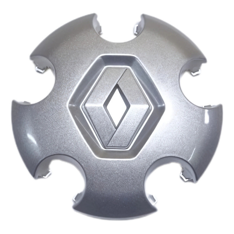 Tapa Centro Llanta Original Renault Duster Plateado