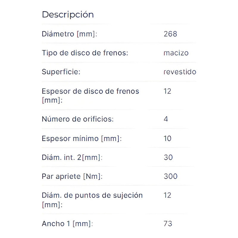 Par Disco Freno Trasero C/maza + Abs Partner - Berlingo B9