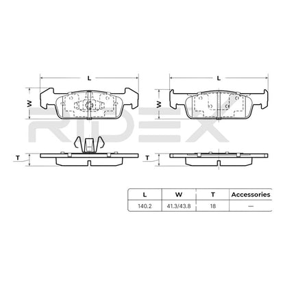 Pastillas Freno Delanteras Renault Symbol New 1.6 2012-2020