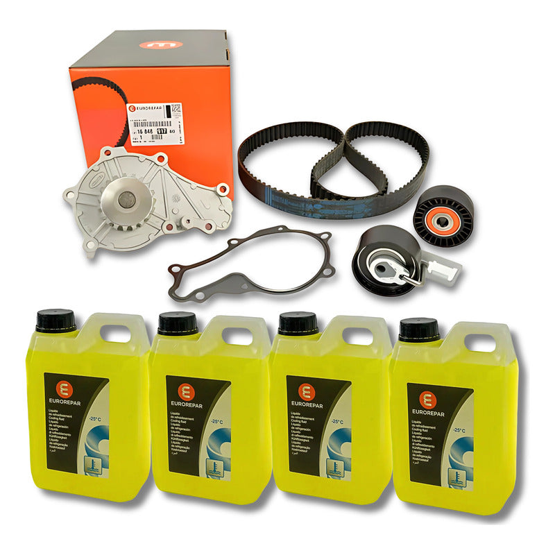 Kit Distribucion Peugeot 301 208 Partner 1.6 8v Citroen Berlingo B9 C-Elysee + 8lts Eurorepar