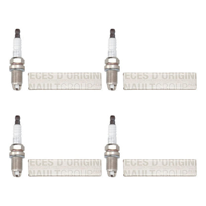 Juego 4 Bujias (2 Electrodos) Renault New Symbol 1.6 20012 - 2022 (Original)