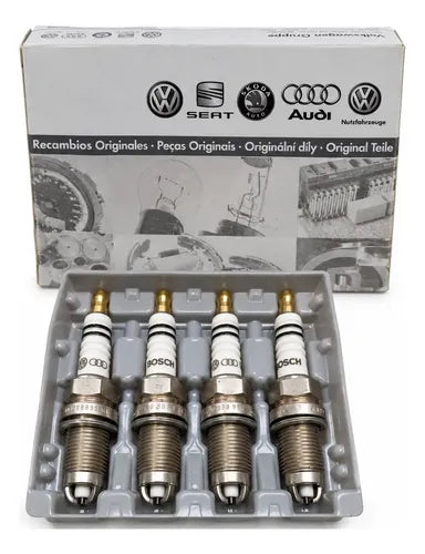 Juego de Bujías Volkswagen Golf A4 2.0 Genuino