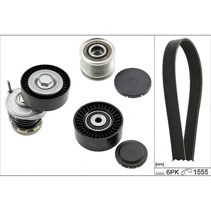 Kit Tensores Alternador Ina Volkswagen Amarok 2.0 Completo
