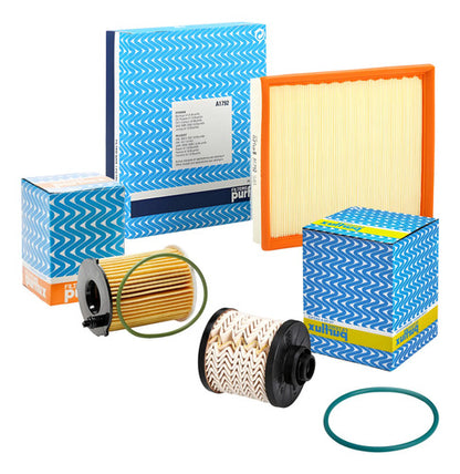 Kit de 3 Filtros Aire Petróleo Aceite 1.6 BlueHDi Purflux