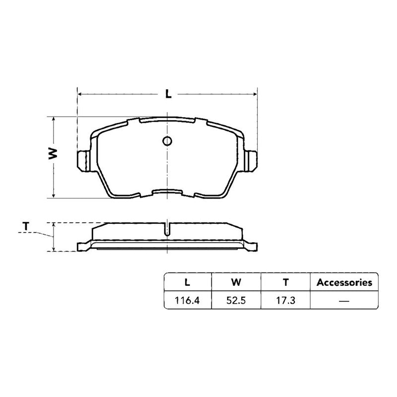 Juego Pastillas Freno Delanteras Renault Duster 1.6 (2012-2021)