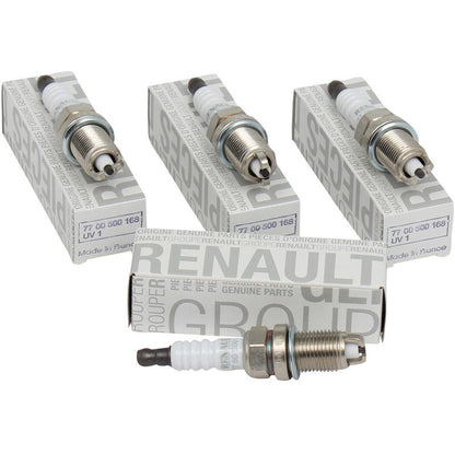 Juego 4 Bujias (2 Electrodos) Renault New Symbol 1.6 20012 - 2022 (Original)